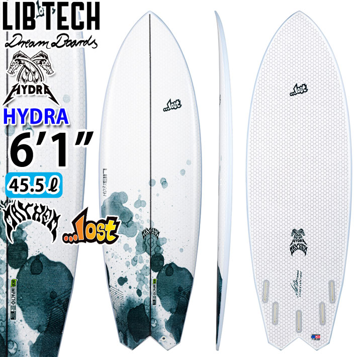 営業所止め送料無料] LIBTECH サーフボード リブテック HYDRA 6'1