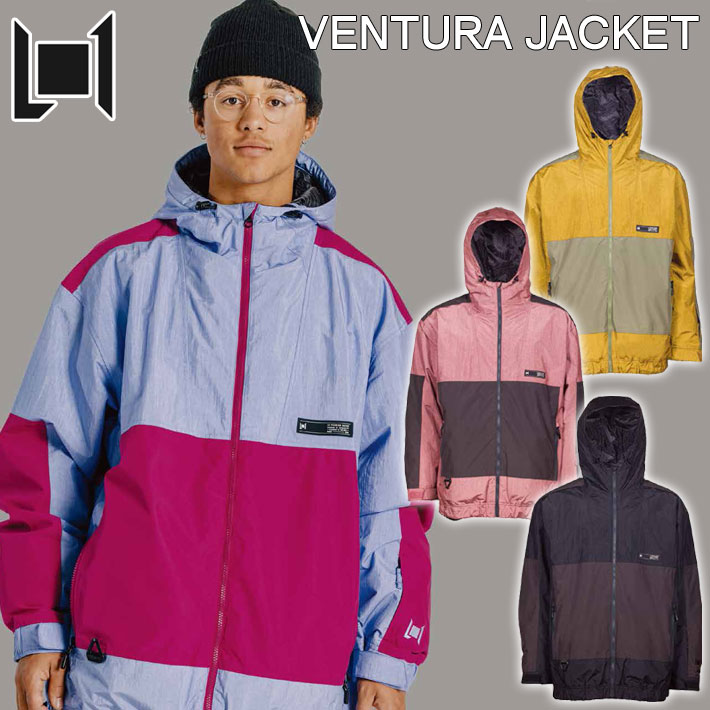 [在庫限り特別価格] 22-23 L1 エルワン ウェア VENTURA JACKET ベンチュラ ジャケット メンズ スノーボード