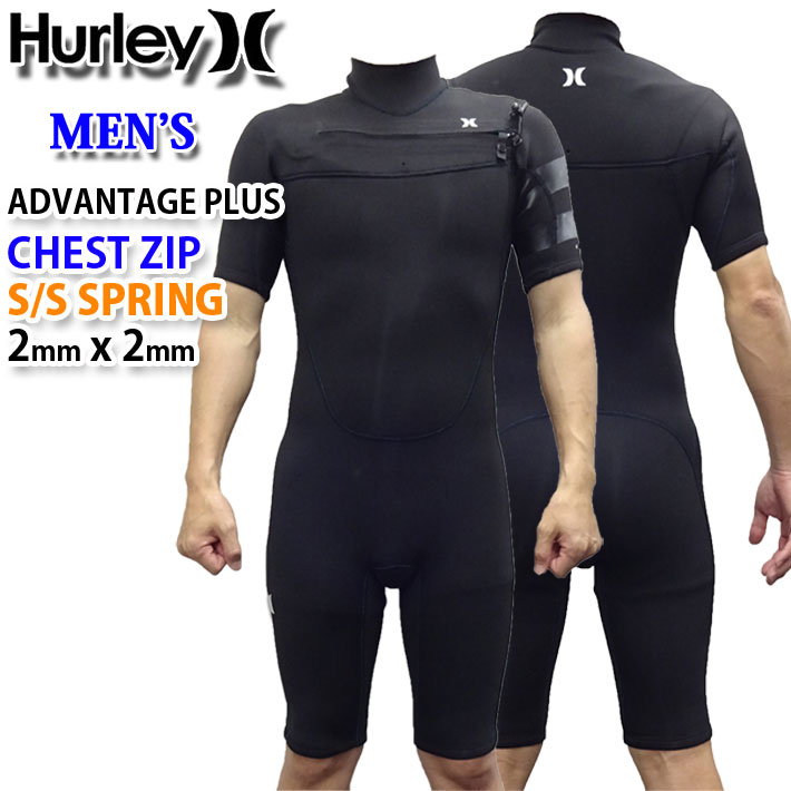 2022 Hurley ハーレー ウェットスーツ [MZSPAD22] スプリング メンズ 2mm ｘ 2mm CHEST ZIP チェストジップ  ADVANTAGE PLUS アドバンテージ プラス サーフィン