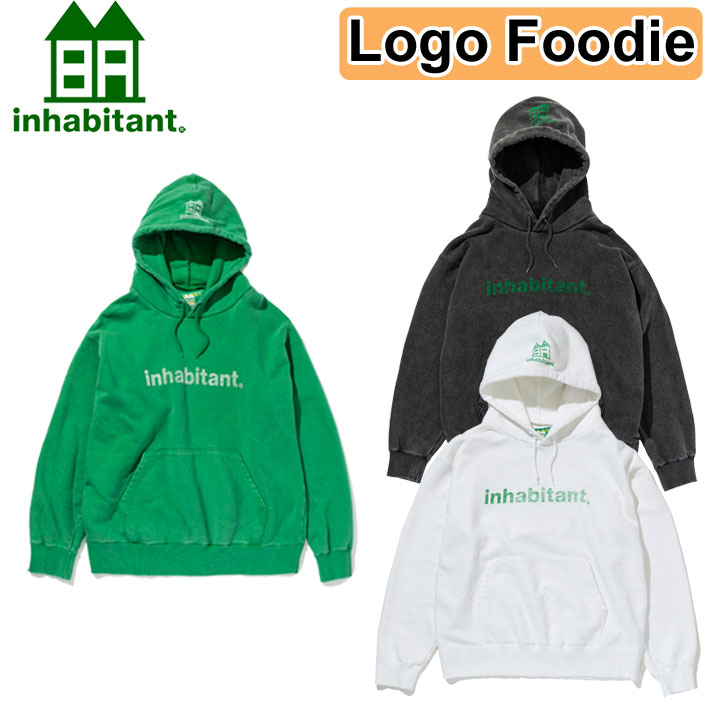 22-23 inhabitant Logo Foodie インハビタント [ISM22KT99] パーカー