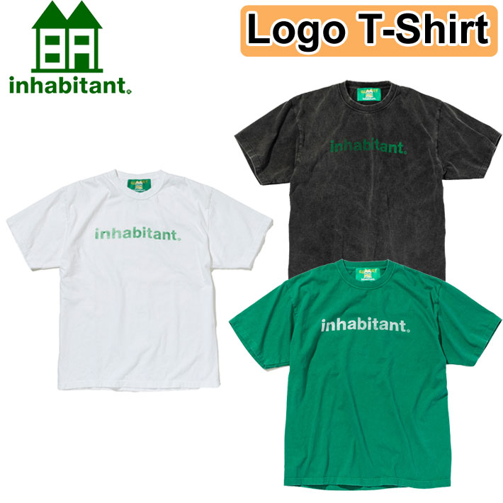 現品限り] [クリアランスセール] inhabitant Logo T-Shirt