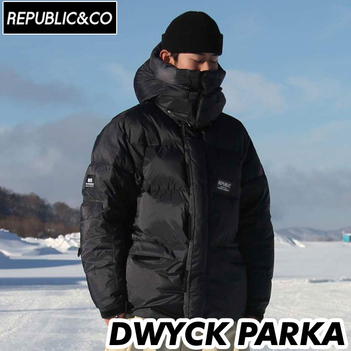 22-23 REPUBLIC&CO DWYCK PARKA リパブリック ジャケット ダウン JACKET メンズ スノーウェア アウトドア キャンプ  釣り スケートボード