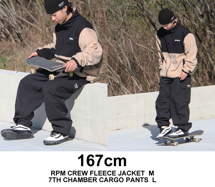 22-23 REPUBLIC&CO R.P.M CREW FLEECE JACKET リ