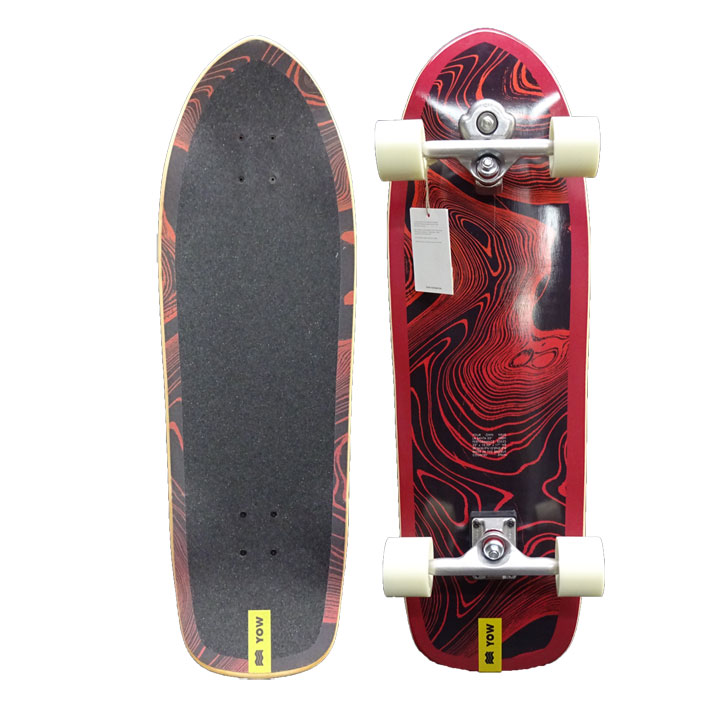 日本国内正規品】YOW SURFSKATE ヤウ サーフスケート La Santa 33インチ [MERAKI SYSTEM S5]  ハイパフォーマンスシリーズ ロングスケートボード コンプリート サーフィン スケボー トレーニング 練習 [52]