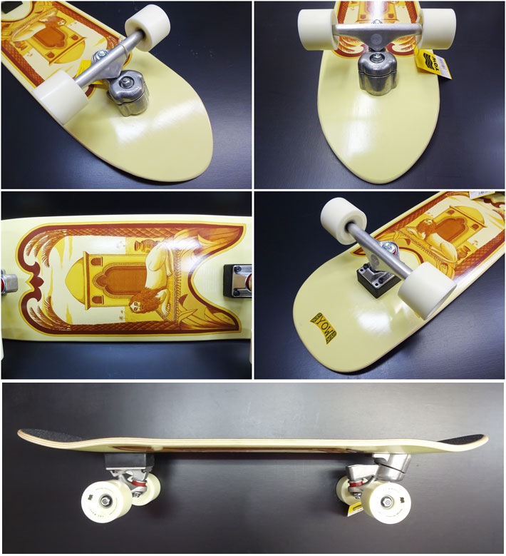 【日本国内正規品】YOW SURFSKATE ヤウ サーフスケート Kontiki 34インチ [MERAKI SYSTEM S5]  ハイパフォーマンスシリーズ ロングスケートボード コンプリート サーフィン スケボー トレーニング 練習 [53]