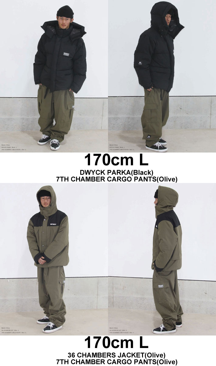 23-24 REPUBLIC &CO リパブリック ウェア パンツ [7TH CHAMBER CARGO