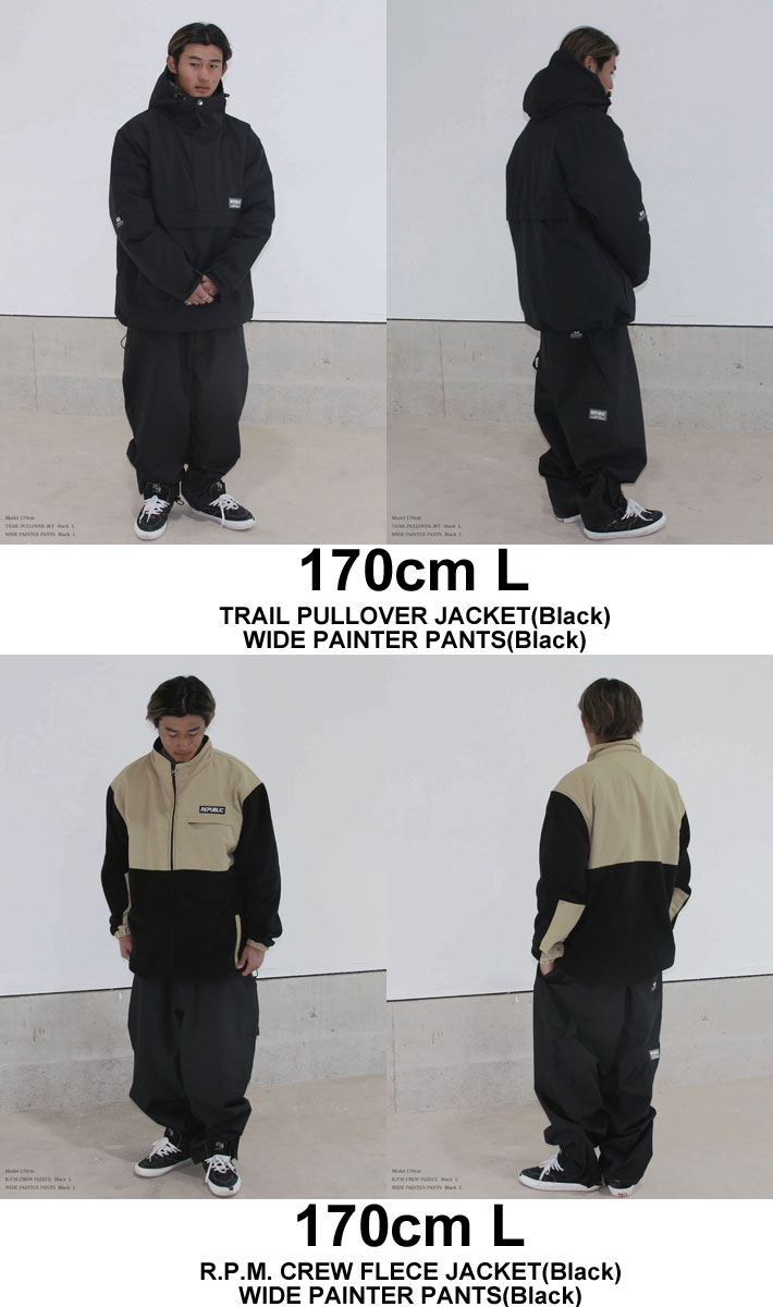 23-24 REPUBLIC &CO リパブリック ウェア パンツ [WIDE PAINTER PANTS