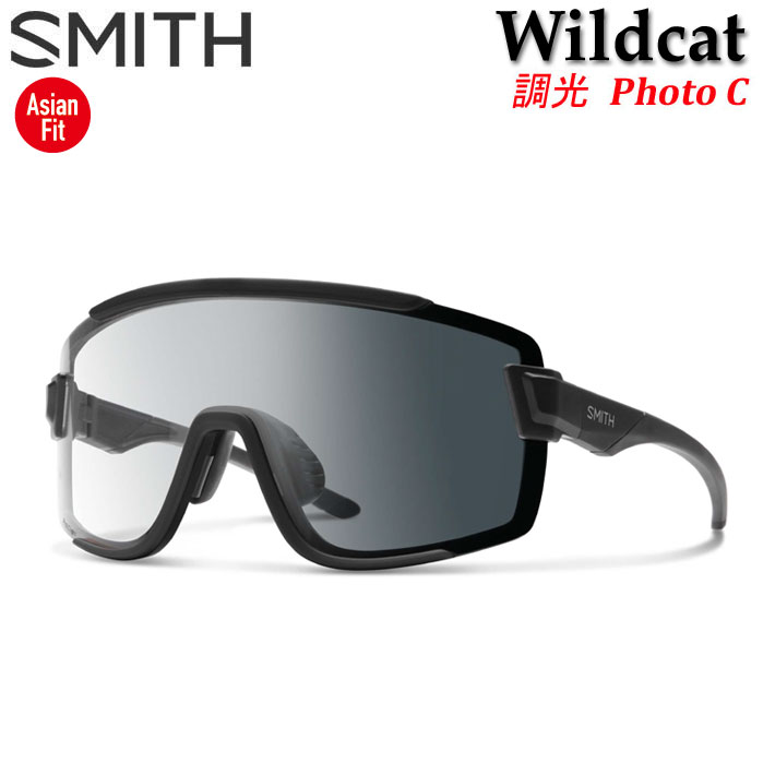 SMITH スミス サングラス [Wildcat ワイルドキャット] Asia Fit アジアンフィット 調光レンズ Photochromic  SPORTS スポーツ 日本正規品