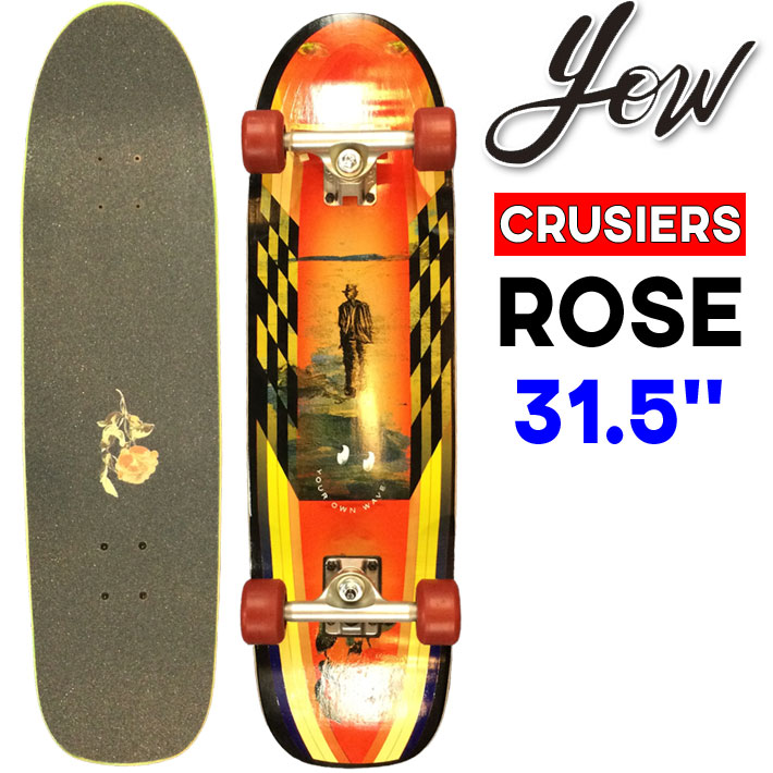 YOW SURFSKATE ヤウ ROSE 31.5インチ [9] サーフスケート CRUSIERS