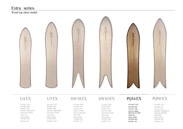 早期予約] 24-25 MOSS SNOWSTICK EXシリーズ PQ54 EX モス スノースティック 154cm POWDER パウダーボード  スノーボード スノボ 板 送料無料 日本正規品