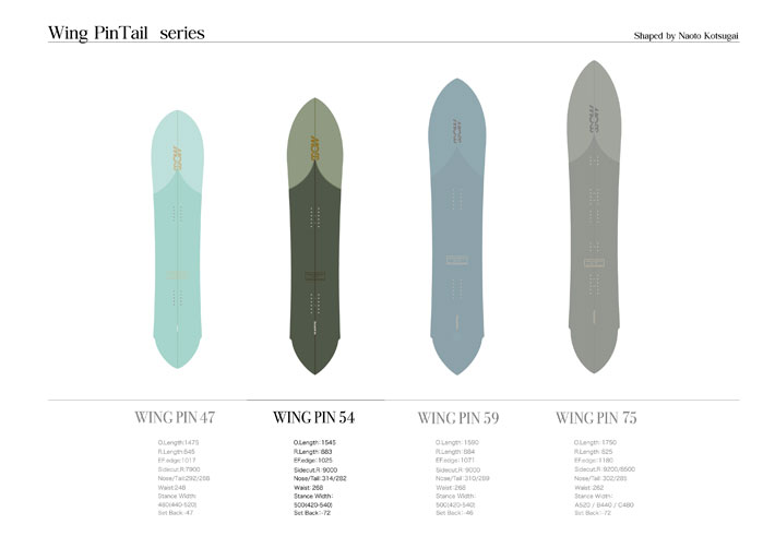 [早期予約] 24-25 MOSS SNOWSTICK WING-PIN54 モス スノー 