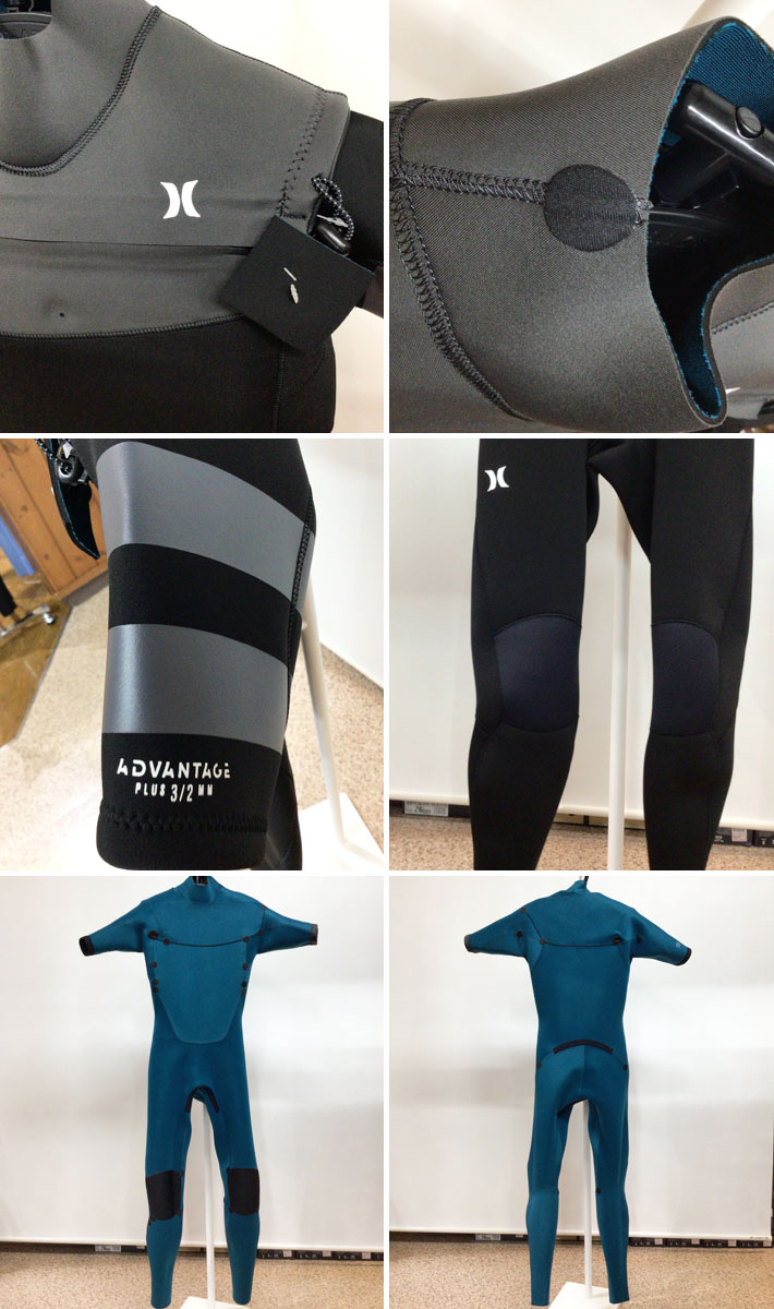 2024 Hurley ウェットスーツ ハーレー シーガル [MZSGAD24] メンズ ADVANTAGE PLUS 3mm × 2mm SHORT  SLEEVE FULLSUIT CHEST ZIP チェストジップ アドバンテージ プラス サーフィン ウエットスーツ 日本正規品