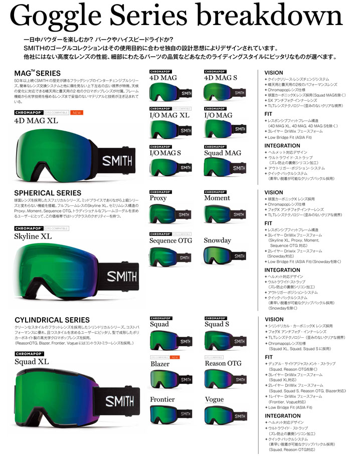 早期予約] 24-25 SMITH ゴーグル スミス Skyline XL スカイライン エックスエル Cosmos アジアンフィット スノーボード  2024 2025 日本正規品 [010275053]