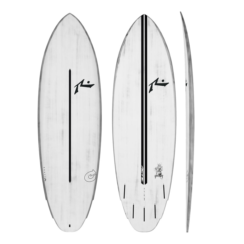 2024 トルク サーフボード torq surfboard ACT Rusty Dwart 5'8 [Brushed White] ラスティ  ショートボード サーフィン 板 [営業所留め送料無料]