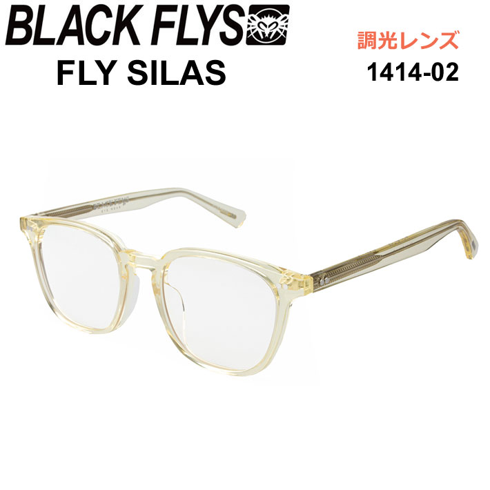 素材アセテートBLACKFLYS サイラス SILAS サングラス クリアハニー