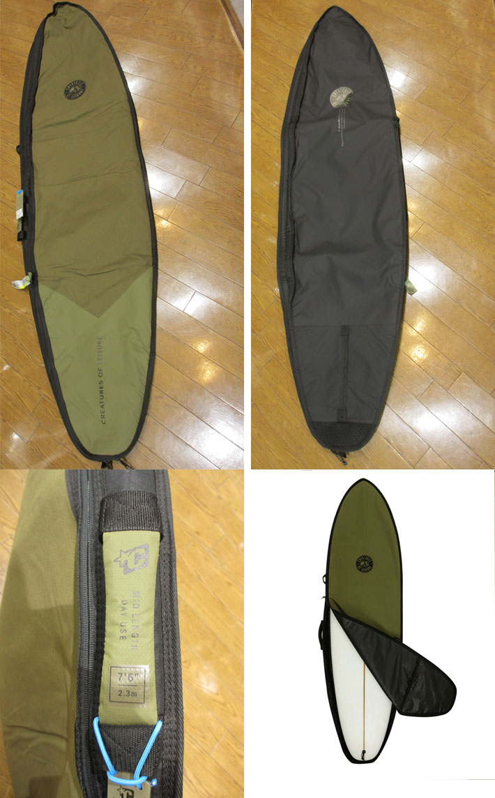 [在庫限りfollows特別価格] 2022 CREATURES HARD WEAR BOARDCOVER MID LENGTH [7'6] クリエイチャー  ボードケース ミッドレングス レトロ フィッシュ ハードケース サーフボード サーフィン