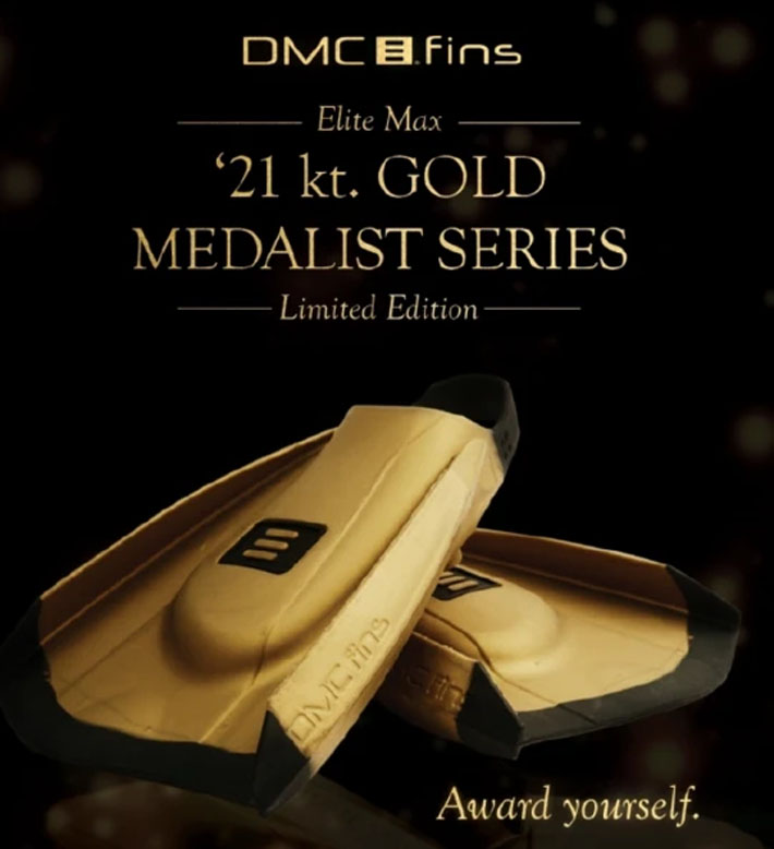 限定カラー] DMC FINS スイムフィン ELITE MAX GOLD エリートマックス ディーエムシーフィン