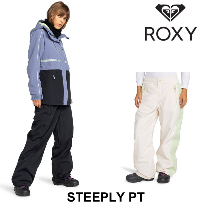 [予約] 24-25 ROXY ウェア パンツ ロキシー スノーボード ウェア レディース STEEPLY PT ERJTP03263 2024  2025 日本正規品