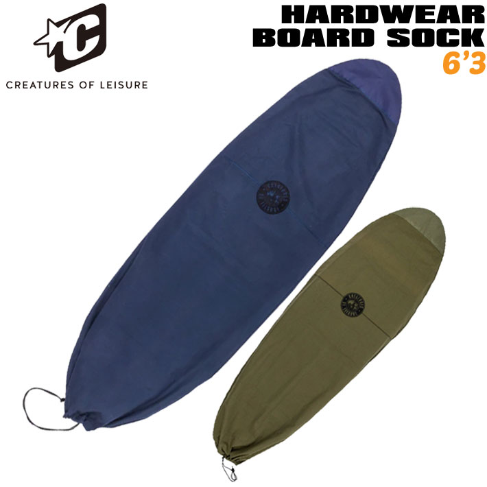 2024 CREATURES クリエイチャー ソフトケース HARD WEAR BOARD SOCK [6'3] レトロボード サーフボードケース  ショートボード サーフィン