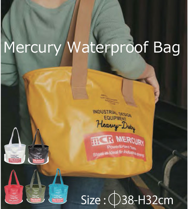 防水バッグ トートバッグ Mercury マーキュリー バケツ ウォータープルーフバッグ