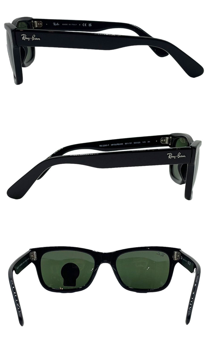 RayBan サングラス MR BURBANK [RB2283F 901/31 55サイズ] レイバン