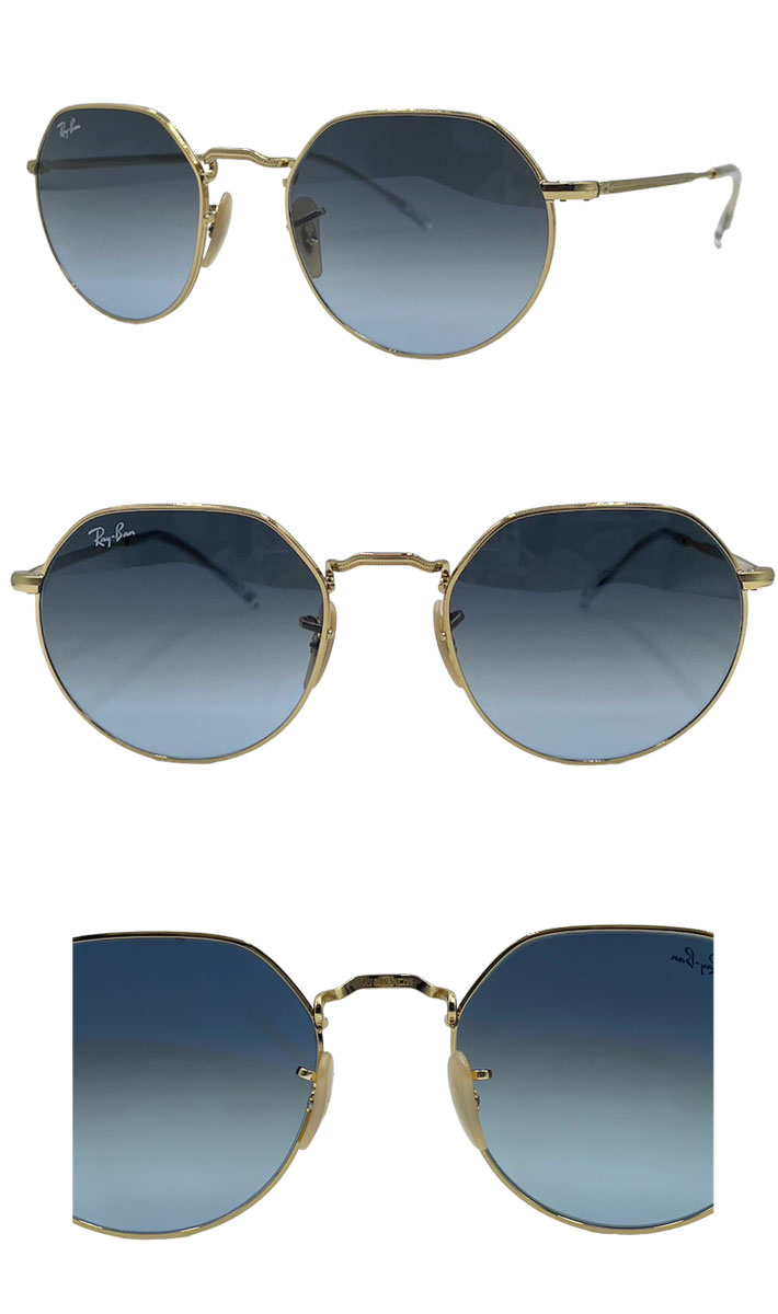 【訳アリ品】RayBan サングラス JACK [RB3565 001/86 51サイズ