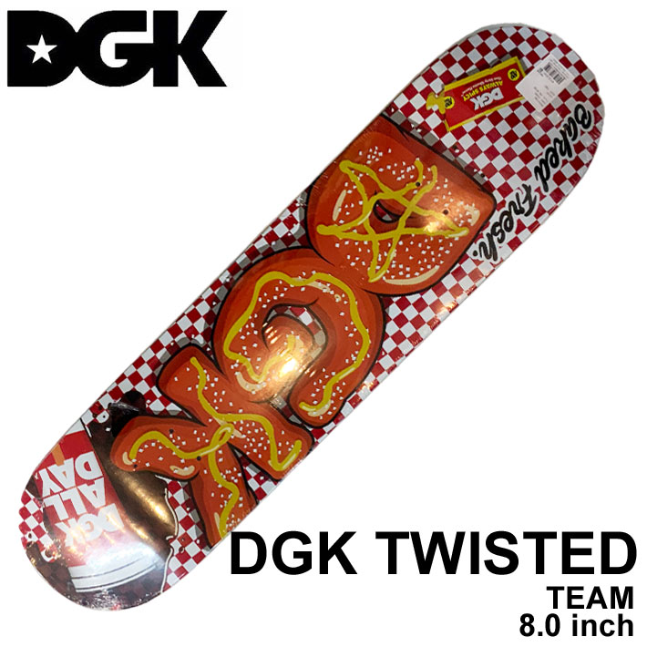 スケート デッキ DGK ディージーケー スケートボード DGK TWISTED [D2