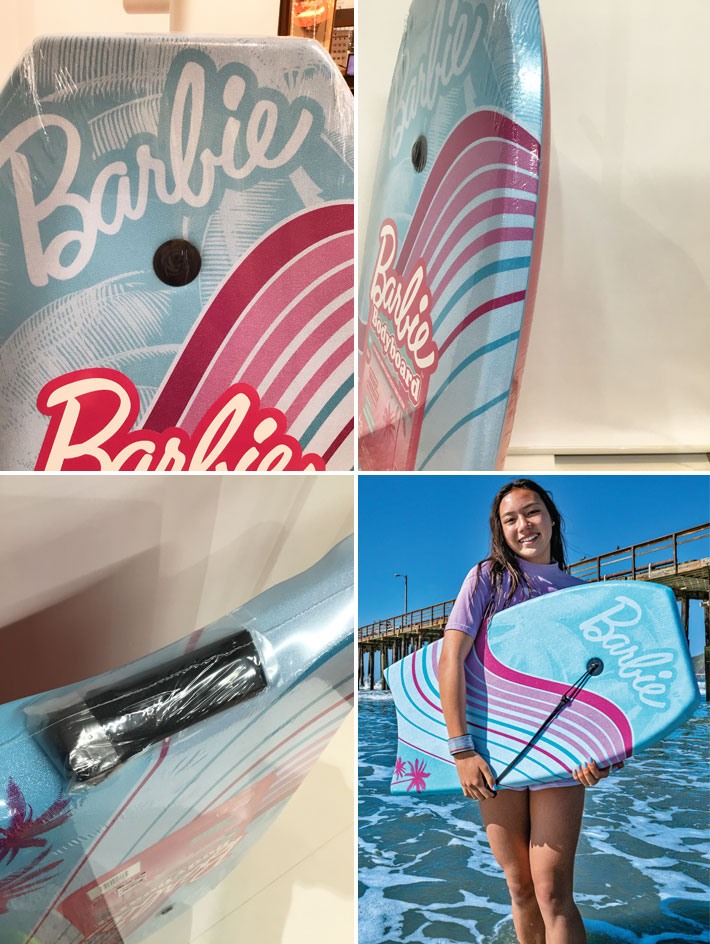 Wavestorm ウェーブストーム ボディボード Barbie バービー 36in Bodyboard シグネチャー 海水浴 波乗り プラグ取付済み